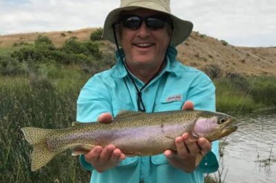 Man holding a fish