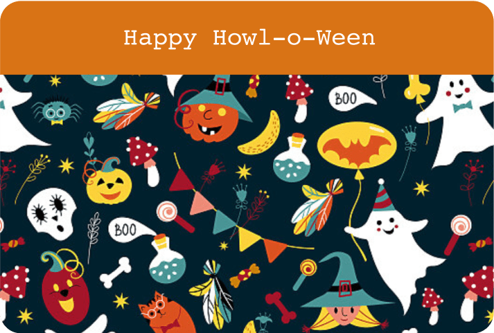 Happy Howl-o-ween Kudoboard